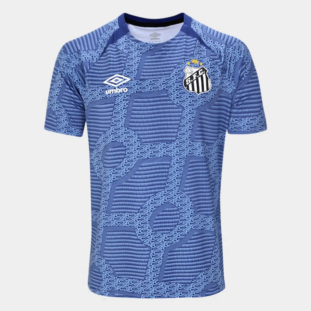 Camisa Santos 2024 Aquecimento Umbro Masculina