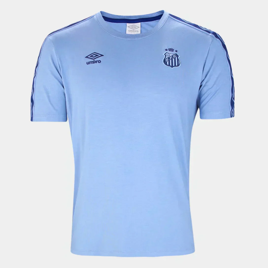 Camisa Santos 2024 Concentração Umbro Masculina - Azul