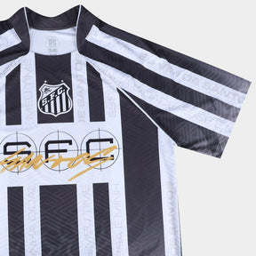 Camisa Polo Santos Eu Vim de Santos Masculina - Branco